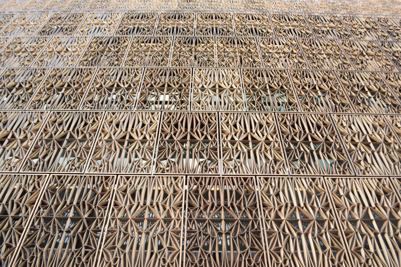 Ornate exterior walls of the Smithsonianās National Museum of African American History and Culture, opening to the public Sept. 24, 2016Veronica Graves/The Root